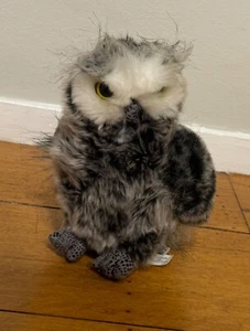 Aurora Great Horned Owl Plush Stuffed Animal Bird 9 inch - Picture 1 of 5