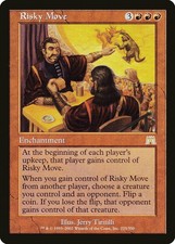 Risky Move Onslaught NM Red Rare MAGIC THE GATHERING MTG CARD ABUGames