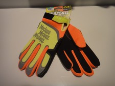 Mechanix Wear Utility Multi-Viz Handschuhe Fluoreszierend Grün Orange Schwarz Größe X-L