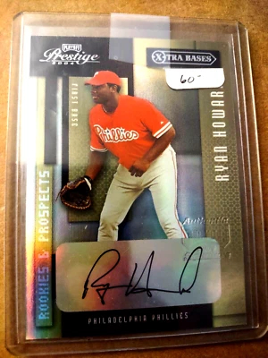 💥RYAN HOWARD AUTO #33/100. Rare! NICE!! 2004 PLAYOFF PRESTIGE  SIGNATURE - Image 1 of 4