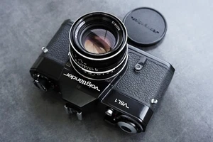 Voigtlander VSL1 + Carl Zeiss Planar 50 mm F/1,8 (Alemania Occidental) QBM (como nuevo) - Imagen 1 de 24
