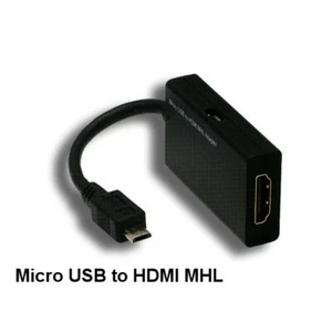 HDMI MHL Adapter HDMI Buchse auf Micro USB Stecker Smartphone Tablet auf HDTV - Bild 1 von 1