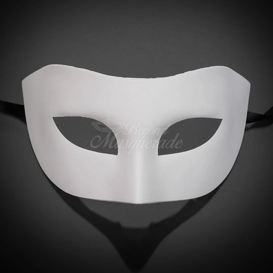 Tuxedo Mask, Masquerade Mask for Men, Simple Venetian Masquerade Ball Mask - Image 1 of 1