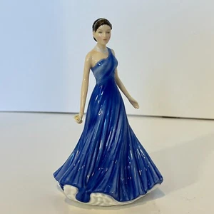 Royal Doulton Lottie HN 5776 Canadian Exclusive Figurine Bone China 2015 Blue - Bild 1 von 11