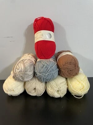 Sirdar Snuggly DK Yarn. 8 Skeins. Mixed Assortment Of Colors. 50g Each. READ - Image 1 of 4