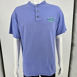 Vintage 1990s Oneita Power-T Original Emporium Restaurant Henley T-Shirt (XL) - Picture 1 of 13