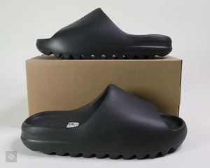 Adidas Yeezy Slide Dark Onyx 2024 Black Sandals Men's Size 8-14 (ID5103)