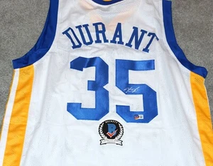 KEVIN DURANT #35 Signed GOLDEN STATE Jersey + Beckett Witness COA #W78787 - Picture 1 of 8