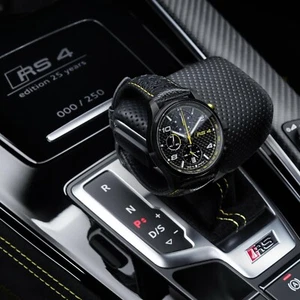 Original Audi Chronograph RS4 Jubiläum 25 Jahre Armbanduhr limitiert Uhr Herren - Bild 1 von 5
