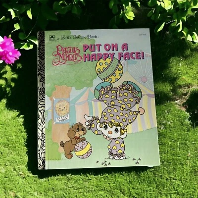 Precious Moments Put On A Happy Face Little Golden Book 1992 HC #107-84 - Image 1 of 4