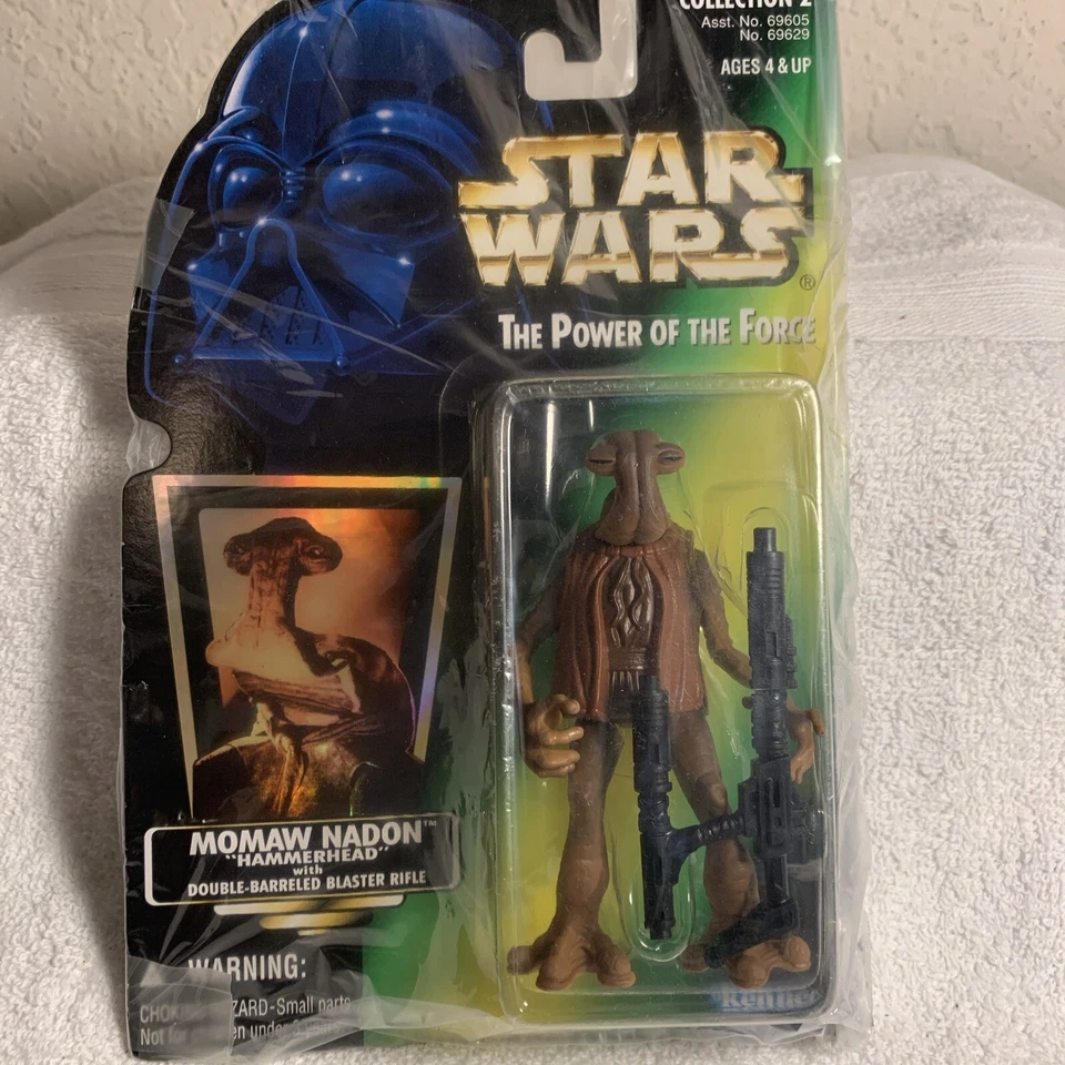1996 Kenner Star Wars Power of the Force Momaw Nadon Hammerhead 3.75" Figure