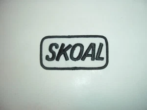 NOS Skoal Tobacco Patch 4" X 2" Black Bandit 70s Manufacture - Picture 1 of 2