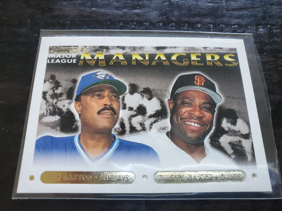 1993 Topps Gold Managers Dusty Baker & Cito Gaston #514 MINT - Image 1 of 2