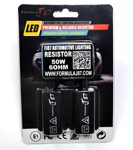 LED Load Equalizer 50W Resistor Bulb 1157 Front Turn Signal No Hyper Flash Stop - Picture 1 of 12