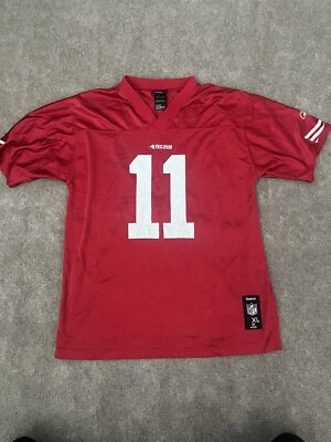 Camiseta de fútbol roja de los San Francisco 49ers Alex Smith #11 Reebok Youth XL Foto 1 de 4