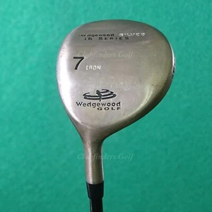 LH Wedgewood Silver IR Series 34° Single 7 Iron Factory Graphite Regular - Picture 1 of 3