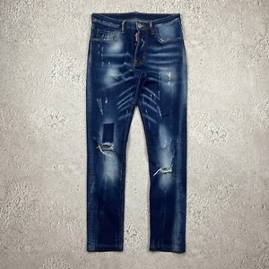 Dsquared2 Womens Pants Blue Denim Wonderful Size 42 - Picture 1 of 13