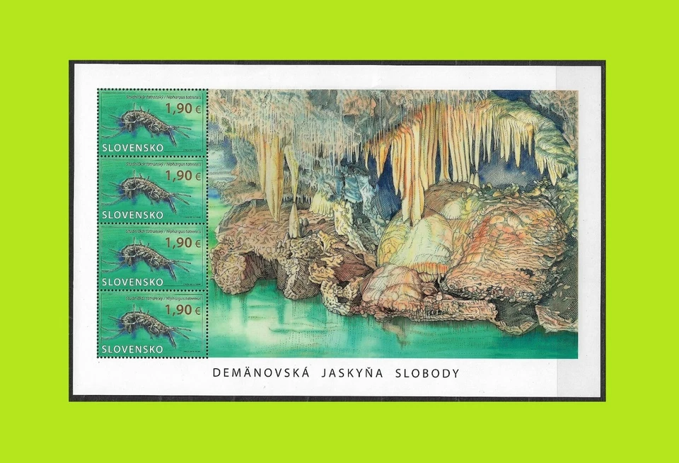 Slovakia 2021 Nature Protection - The Demanovska Cave - Miniature Sheet - MNH - Image 1 of 1