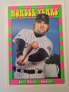 1998 Upper Deck Wonder Years Larry Walker #WY28 Colorado Rockies - Picture 1 of 2