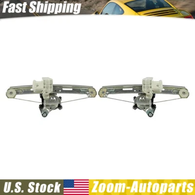 Dorman Rear Power Window Regulators w/ Motors Pair For 00-06 Lincoln LS - Image 1 of 4
