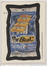 1985 Topps Wacky Packages Beak Shaver #14 6f8