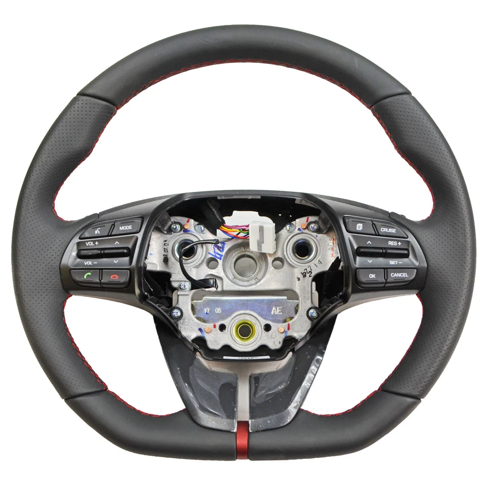 Steering Wheel Assembly W/ Buttons Switch Paddles For 16 17 18 Hyundai Elantra - Image 1 of 2