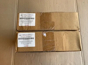 Thermal Transfer Labels (2 Rolls of 5500)  2" x 1" Perfed 3" core 3 Mil BOPP - Picture 1 of 5