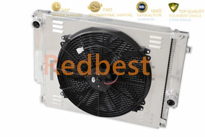 Radiador + cubierta + ventilador de 16"" para BMW Serie 3 320i 323i 325i 328i E30 E36 MT 1988-99 Foto 1 de 4