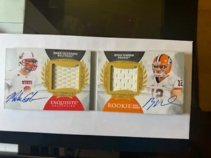 2013 Exquisite Rookie Book Marks Auto Mike Glennon Nassib /60 Syracuse NC State - Picture 1 of 2