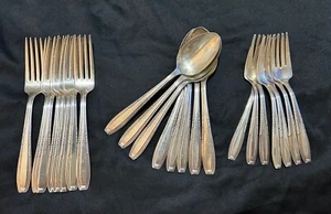 23-teiliges Set Wallace Harmony House Serenade Art Deco Abendessen Salat Gabeln Löffel - Bild 1 von 11