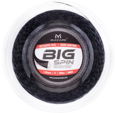 Mayami Big Spin 17g (1.25mm) Reel - Tennis String - 200m/660ft - Image 1 of 2