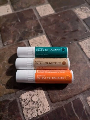 MELALEUCA Melaluca Sun Shades Lip Balms SPF 15 ~ Mint, Cranberry Tangerine & Vanilla Bean