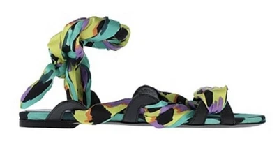 Sandalias just cavalli con cordones - multicolor talla 7/37 Foto 1 de 3