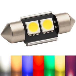 2x 10x LED 12V Festoon Lights 31 MM White Interior Lighting Warm Red Cold - Picture 1 of 5