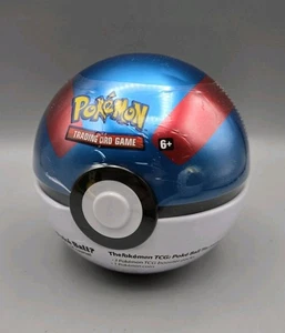 B20 Pokeball Tin Great Ball Brand New Sealed Pokemon 3 Packs XY Sun Moon - Picture 1 of 4