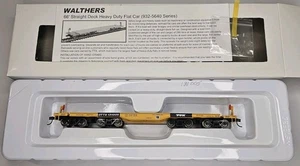 Walthers Gold Line TTX 4-Truck Heavy-Duty Flatcar - Picture 1 of 5