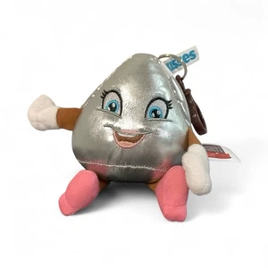 Hershey Kiss Silver Kisses Girl Plüsch mit Clip Chocolate Hershey Park 2018 - Bild 1 von 8