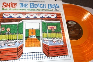 The BEACH BOYS-BRIAN WILSON Smile-ORANGE colored vinyl ! LP~Capitol label - Picture 1 of 4