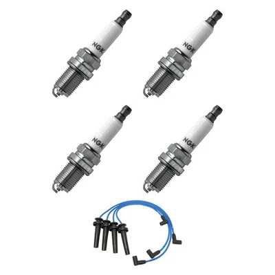 For Saturn SL2 1994-2002 NGK BNDL-0843-10000518 Spark Plug Wire & Spark Plug Kit Foto 1 de 4