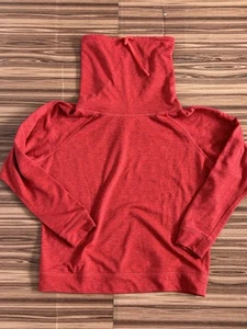 Nike Women's Obsessed Infinity Cowl Mock Neck Sweater Red Size Large - Picture 1 of 6