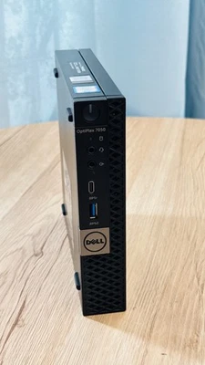 Dell OptiPlex 7050 Micro Desktop/i7 vPro 7700T/ 32GB RAM/ 512GB SSD/win-10pro - Image 1 of 4