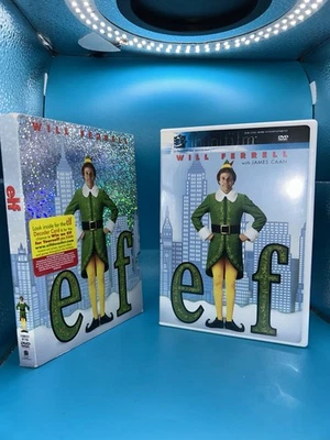 Elf DVD 2 Disc Set Slip Cover Wide & Full Screen Tested! - Image 1 of 4