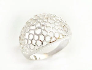 Anello in argento 925 misura 19 mm anello da donna vero argento sterling sr110 - Foto 1 di 3