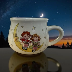 Campbell's Soup Mug Houston Harvest Campbell Kids Moon and Stars  2001 - Picture 1 of 6
