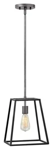 Hinkley Lighting 3351 Fulton 1 Light 10"W Mini Pendant - Aged Zinc - Picture 1 of 6