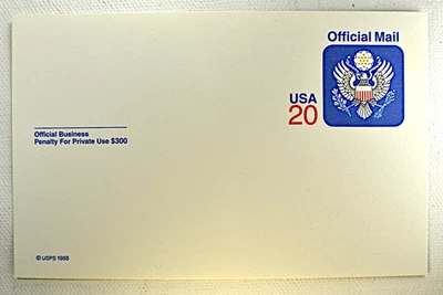 US POSTAL CARD SCOTT #UZ6 GREAT SEAL BY BRADBURY THOMPSON 20C MNH, 1995 - Image 1 of 2