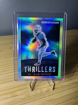 2023 Panini Rookies & Stars - Thrillers Tyreek Hill #TH-19 Silver Prizm - Image 1 of 2