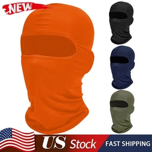 Máscara facial de pasamontañas delgada transpirable para exteriores hombres mujeres cuello polaina protector solar - Imagen 1 de 28