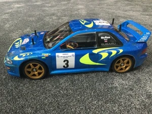 Tamiya RC Vintage Subaru Impreza 1997 WRC Body Shell & Wheels TA03 TL01 TB02❗️ - Picture 1 of 13