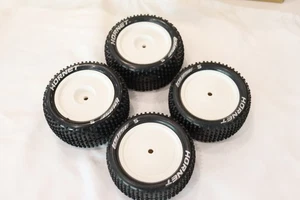 XB-1110 team xray XB4 21' CARPET ED. 1/10 buggy new front and rear tires wheels - Picture 1 of 2